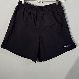 Men's VTG 90's Speedo Swim Trunks, Black, Size Medium